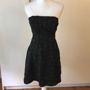 NWT Anthro sparkle fade strapless dress Sz 2 hoco